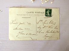 画像4: フランス 1900-10年 Ste-Catherine 切手つきポストカードC (4)