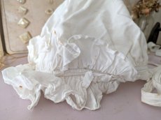 画像2: フランスアンティーク コットンボネ 3種セット (2)