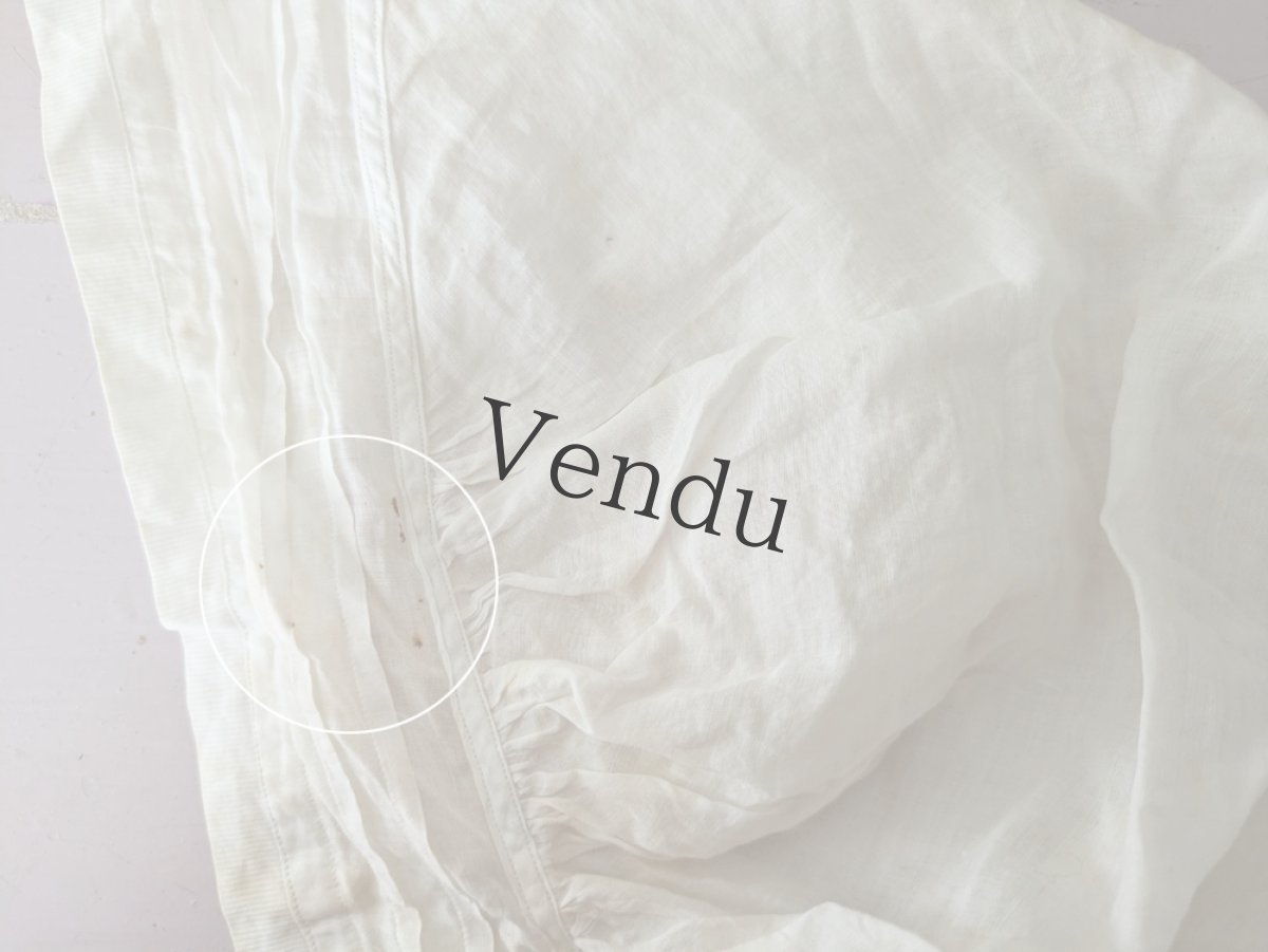 画像8: フランスアンティーク コットンボネ 3種セット (8)