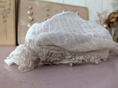 画像11: フランスアンティーク コットンボネ 3種セット (11)