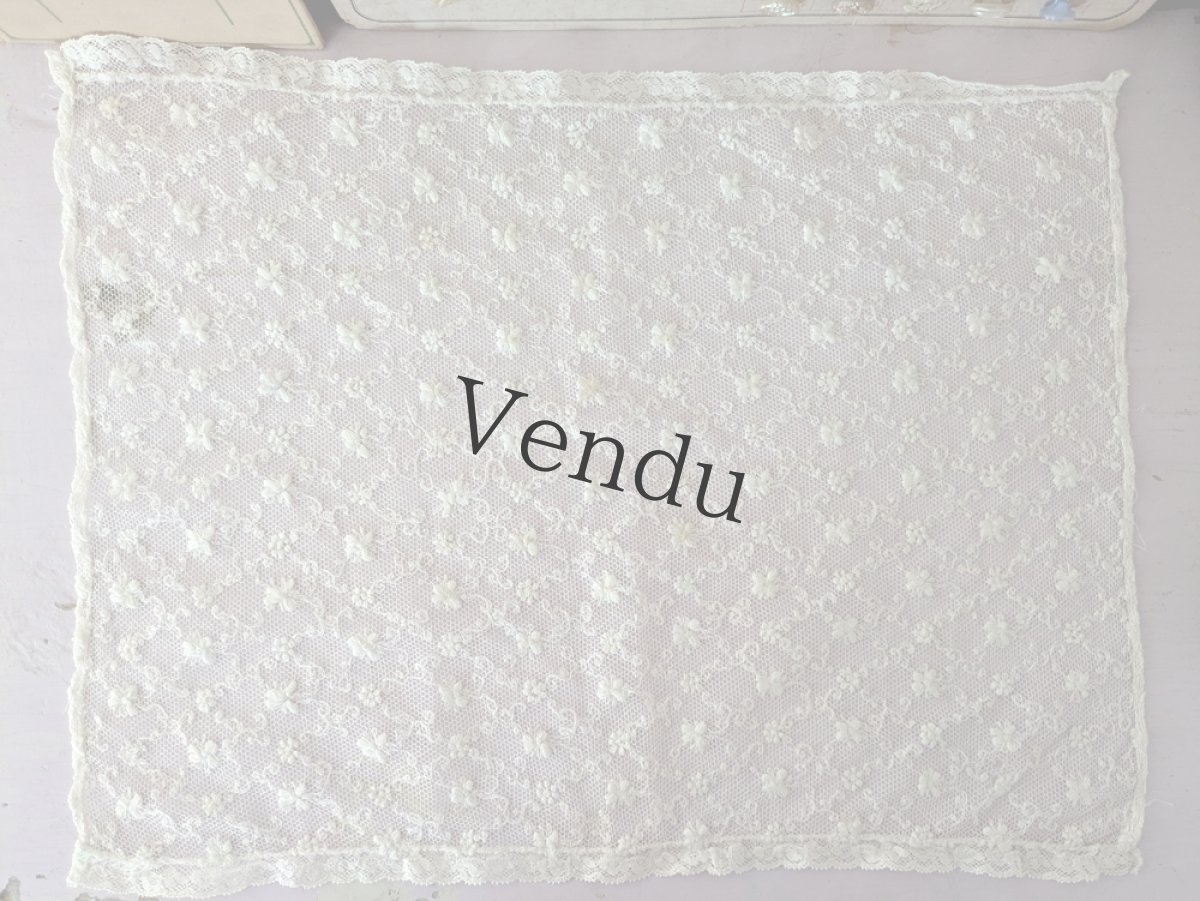 画像9: フランスアンティーク　はぎれパーツセット＋ばらのトリム＋貝ボタンつき (9)