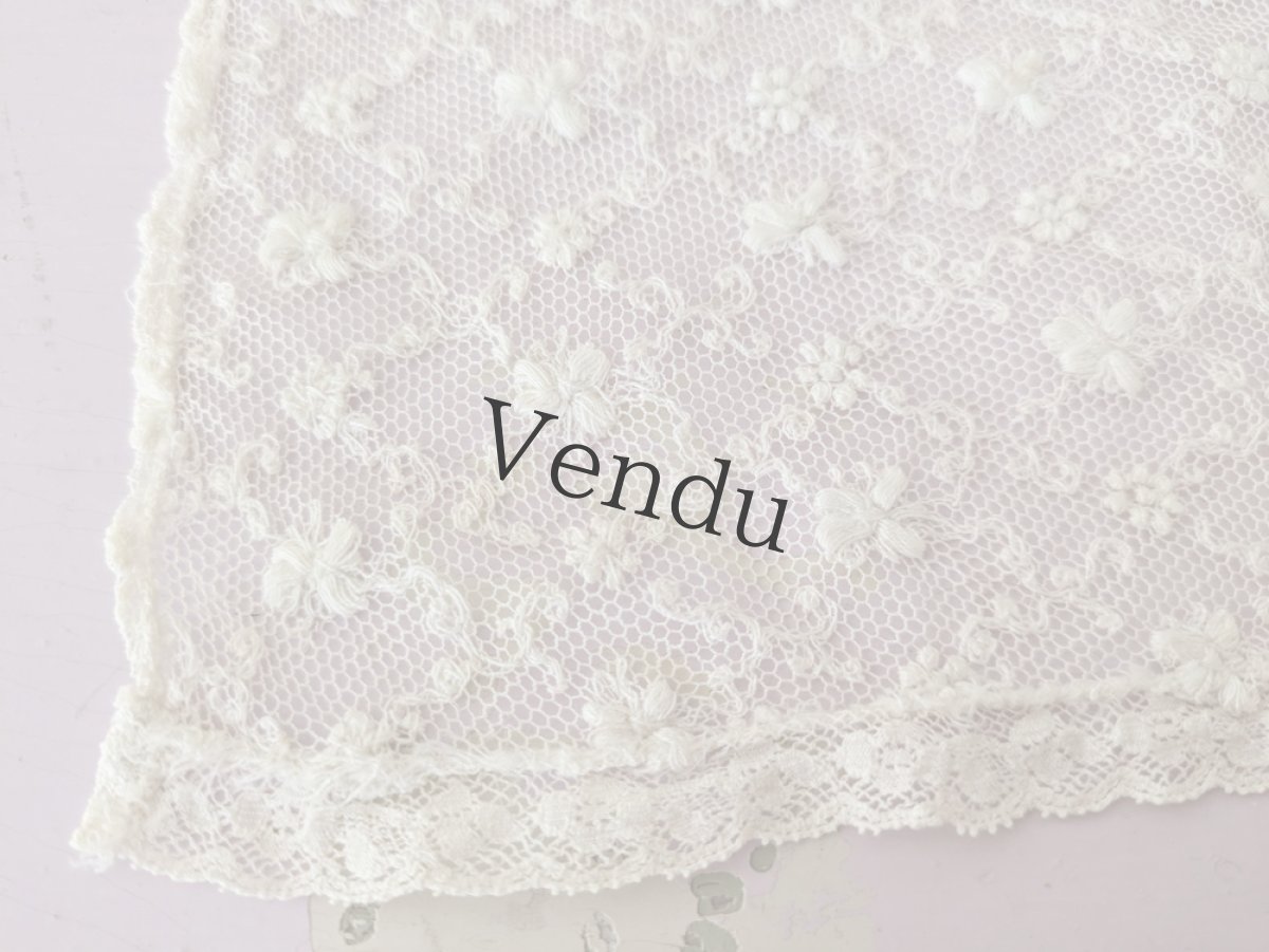 画像10: フランスアンティーク　はぎれパーツセット＋ばらのトリム＋貝ボタンつき (10)