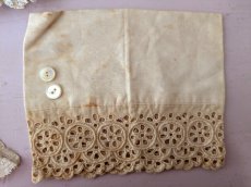 画像5: フランスアンティーク　はぎれパーツセット＋ばらのトリム＋貝ボタンつき (5)