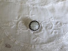 画像1: フランスヴィンテージ ドーム型メタルボタン 11mm (1)