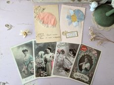 画像5: フランス 1900-10年 Ste-Catherine 切手つきポストカードD (5)