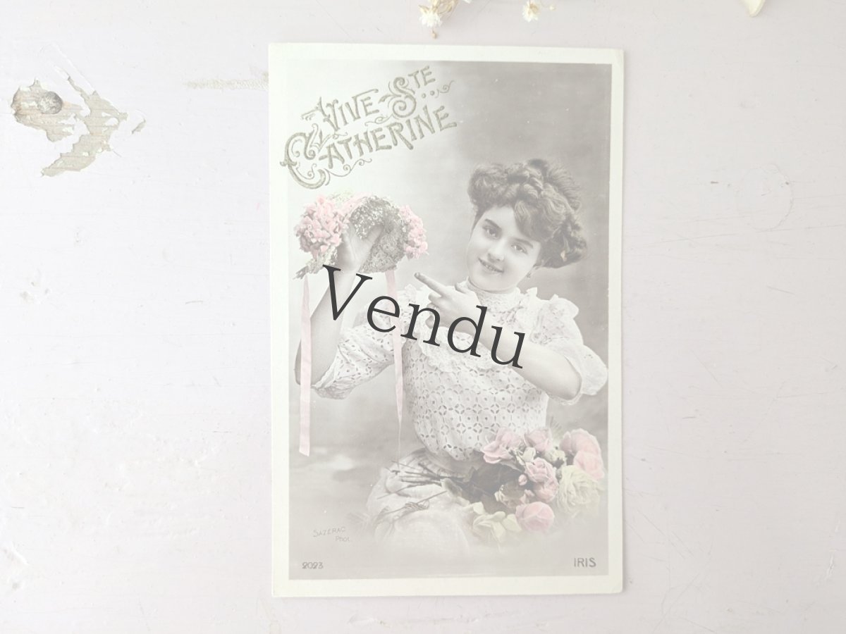 画像1: フランス 1900-10年 Ste-Catherine ポストカードB (1)