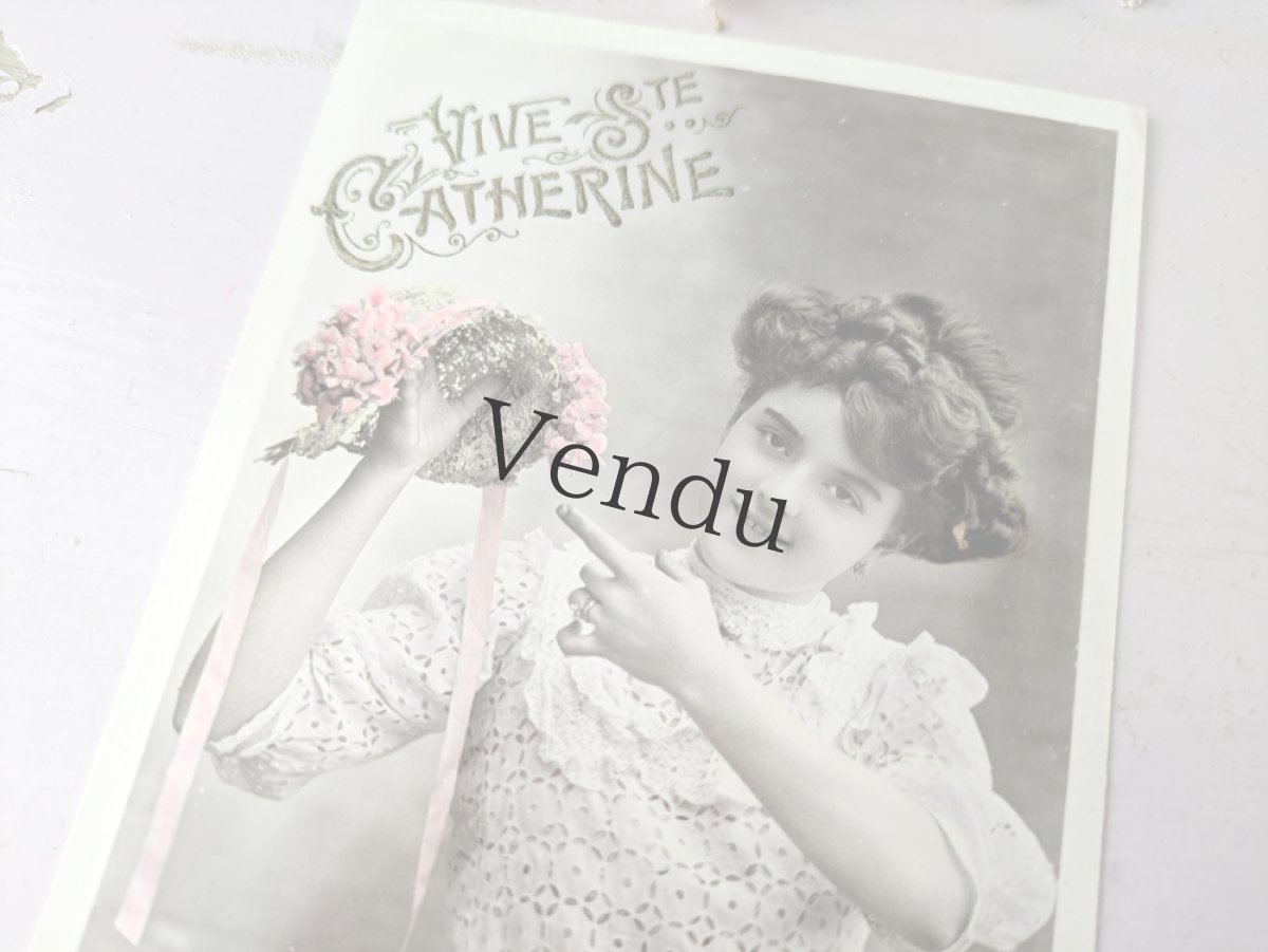 画像2: フランス 1900-10年 Ste-Catherine ポストカードB (2)