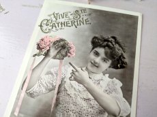画像2: フランス 1900-10年 Ste-Catherine ポストカードB (2)