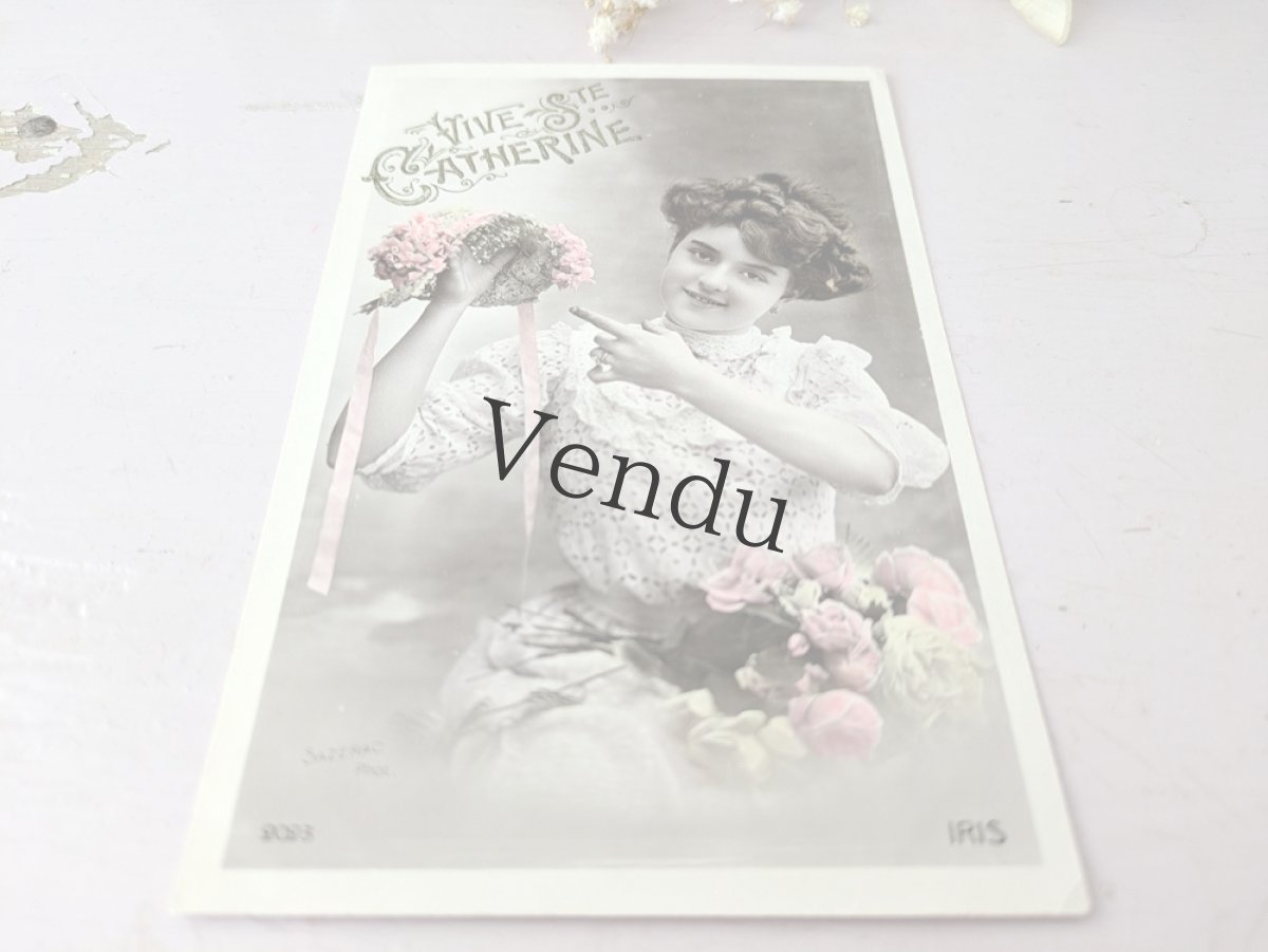 画像3: フランス 1900-10年 Ste-Catherine ポストカードB (3)