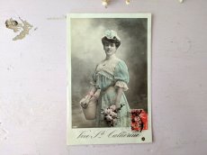 画像1: フランス 1900-10年 Ste-Catherine 切手つきポストカードD (1)