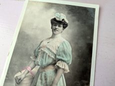 画像2: フランス 1900-10年 Ste-Catherine 切手つきポストカードD (2)