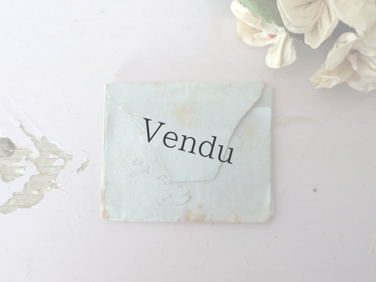 画像4: フランスアンティーク　メダイヨン イニシャル刺繍「D」4枚セット (4)