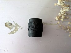 画像5: フランスアンティーク 刺繍木製スタンプ 3個セットA 24-27mm (5)