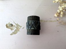 画像3: フランスアンティーク 刺繍木製スタンプ 3個セットA 24-27mm (3)