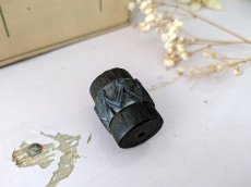 画像4: フランスアンティーク 刺繍木製スタンプ 3個セットA 24-27mm (4)