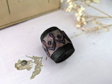 画像6: フランスアンティーク 刺繍木製スタンプ 3個セットB 24-27mm (6)