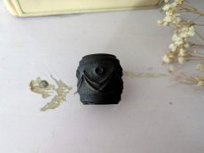 画像3: フランスアンティーク 刺繍木製スタンプ 3個セットB 24-27mm (3)