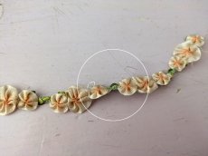 画像5: フランスアンティーク　ロココリボン ペッシュピンク 50cm〜 (5)