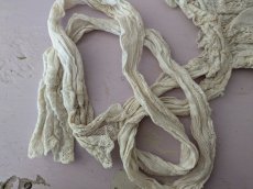 画像4: フランス 1900年前後 白糸刺繍のボネ (4)