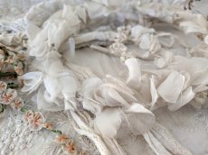 画像5: フランス 1930-50年代　布花の花冠 コミュニオン (5)