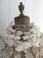 画像7: フランス 1930-50年代　布花の花冠 コミュニオン (7)