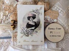 画像9: フランスアンティーク カルトナージュボックス入りたっぷりレースセット おまけつき (9)