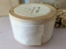 画像6: フランスアンティーク 巻きリボン Pon.1845 白 (6)
