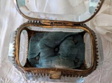 画像8: フランス 19世紀末 ベベルガラスのジュエリーボックス　 (8)