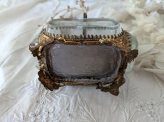 画像9: フランス 19世紀末 ベベルガラスのジュエリーボックス　 (9)