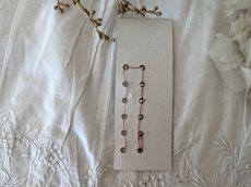 画像4: フランス 1900年前後 極小メタルボタンシート ペイント 7mm (4)