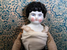 画像2: ドイツ 19世紀末 チャイナヘッドポーセリンドール 29cm (2)