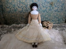 画像7: ドイツ 19世紀末 チャイナヘッドポーセリンドール 29cm (7)