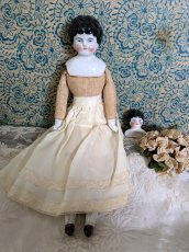 画像19: ドイツ 19世紀末 チャイナヘッドポーセリンドール 29cm (19)