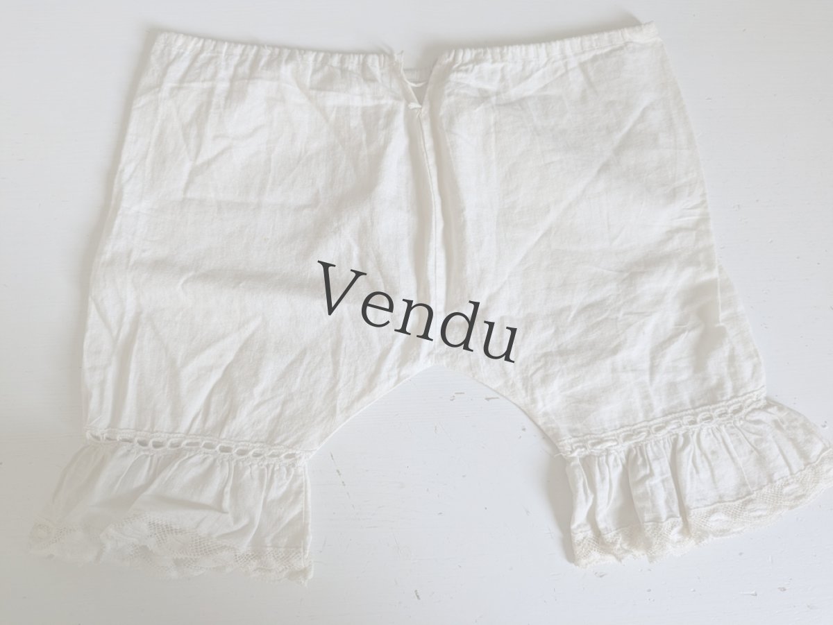 画像5: フランス 1900年前後 小さなキュロット (5)