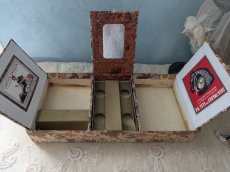 画像3: フランス 1950-1960年 カルトナージュのお裁縫箱 カルティエ=ブレッソン  (3)