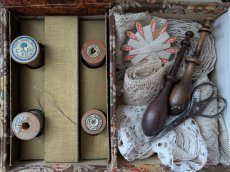 画像13: フランス 1950-1960年 カルトナージュのお裁縫箱 カルティエ=ブレッソン  (13)