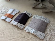 画像5: フランス 1900-1920年 ミシン用シルク糸巻き 3色セット T&C PARIS (5)