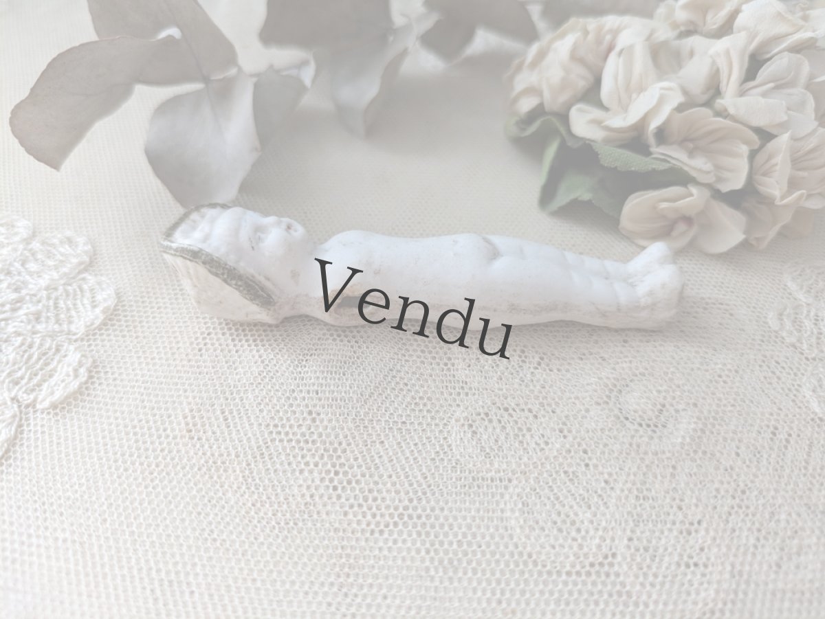 画像4: ドイツアンティーク ビスクドール ミニョネット 8.8cm (4)