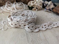 画像1: フランスヴィンテージ クロッシェレースブレード274cm (1)