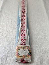 画像3: フランスヴィンテージ ラベルつき刺繍リボン 未使用 (3)