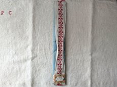 画像4: フランスヴィンテージ ラベルつき刺繍リボン 未使用 (4)