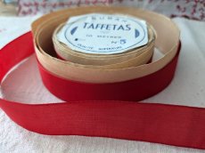 画像2: フランスヴィンテージ 巻きリボン Pon.5 赤 (2)