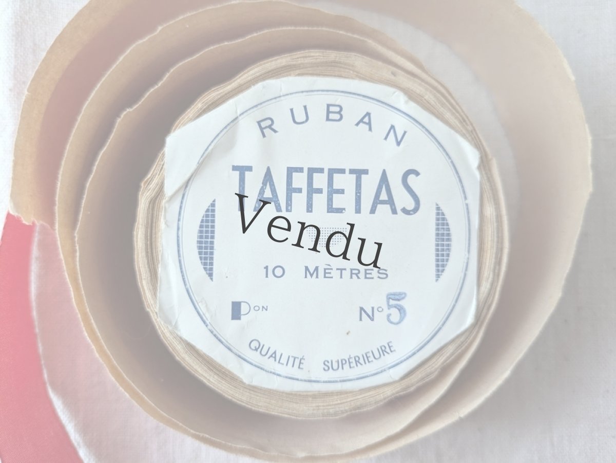 画像4: フランスヴィンテージ 巻きリボン Pon.5 赤 (4)