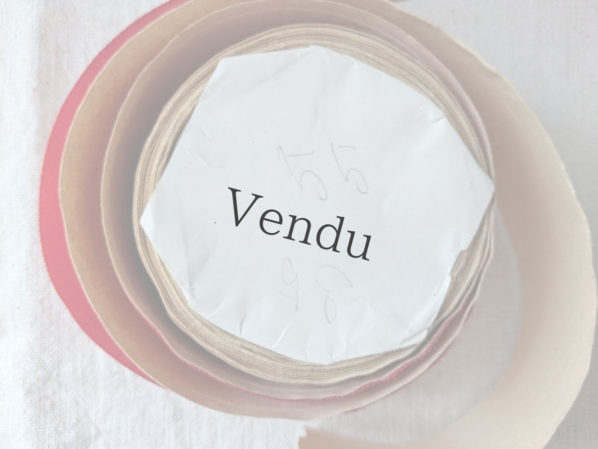 画像5: フランスヴィンテージ 巻きリボン Pon.5 赤 (5)