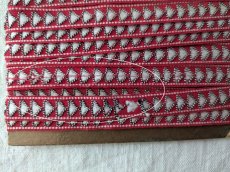 画像6: フランスヴィンテージ 台紙巻きジャガード織りリボン (6)