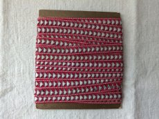 画像4: フランスヴィンテージ 台紙巻きジャガード織りリボン (4)