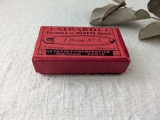 画像3: フランス 1930-50年 安全ピン箱 (3)