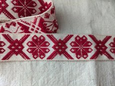 画像2: フランスヴィンテージ 刺繍リボン 100cm (2)