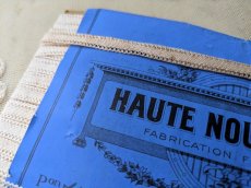 画像4: フランスアンティーク ラベル付き7mm幅レース 25m (4)