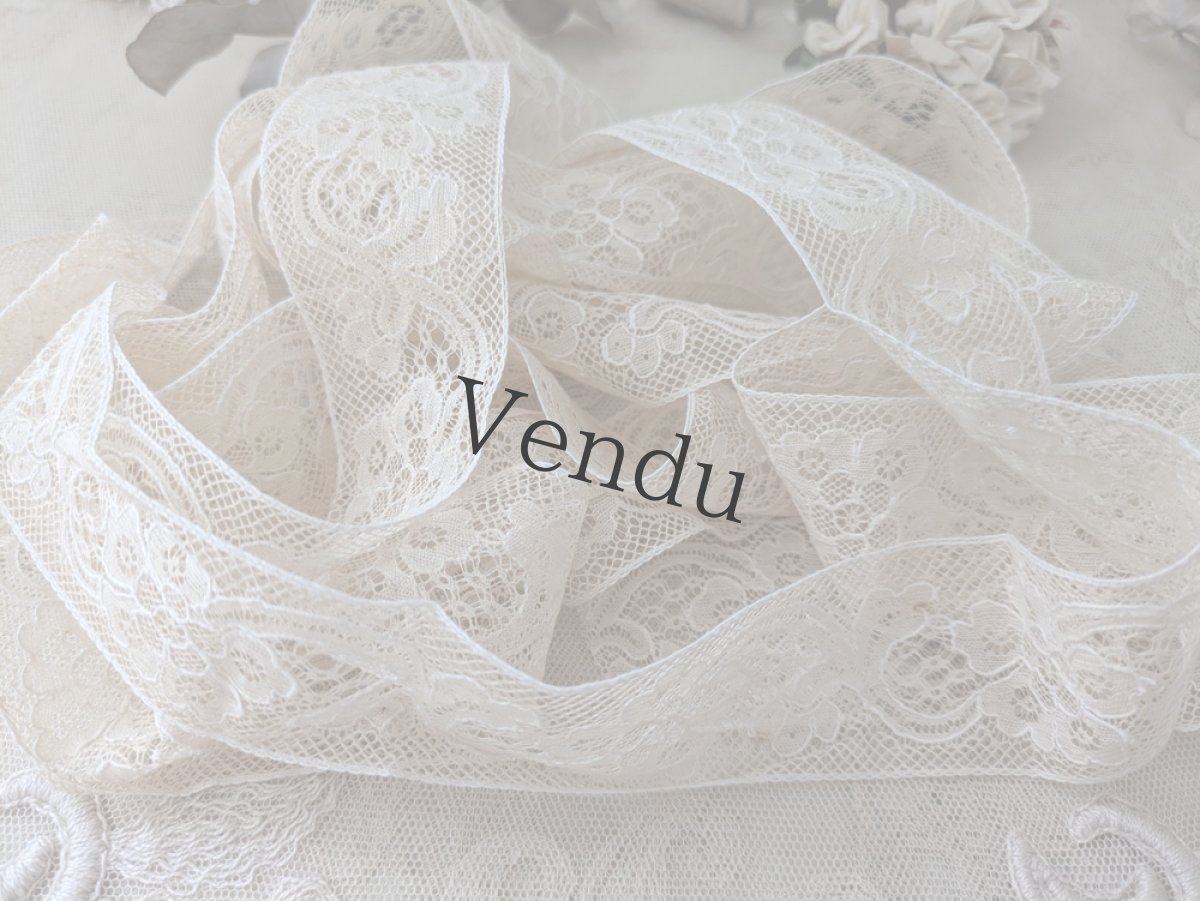 画像5: フランスヴィンテージ カレーレース313cm (5)